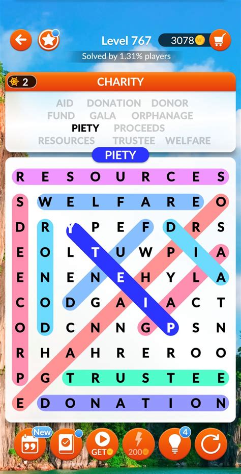 Word Hike Partner of hope and charity answers .